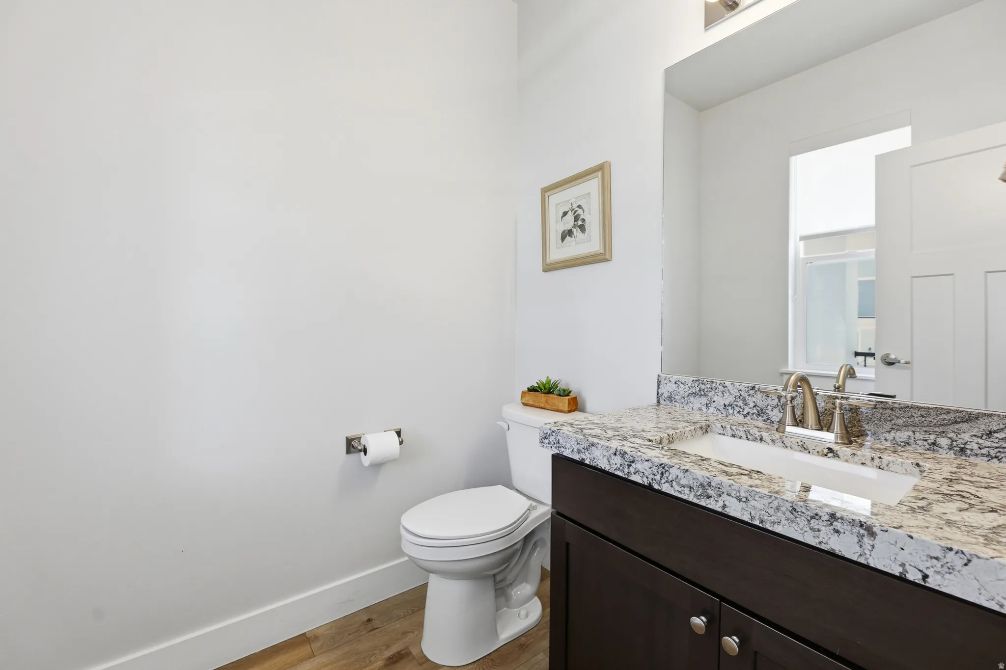 Half bath w/ quartz tops