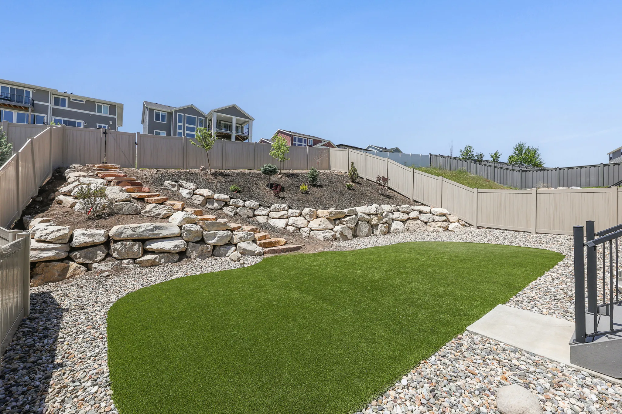 Professionally installed turf