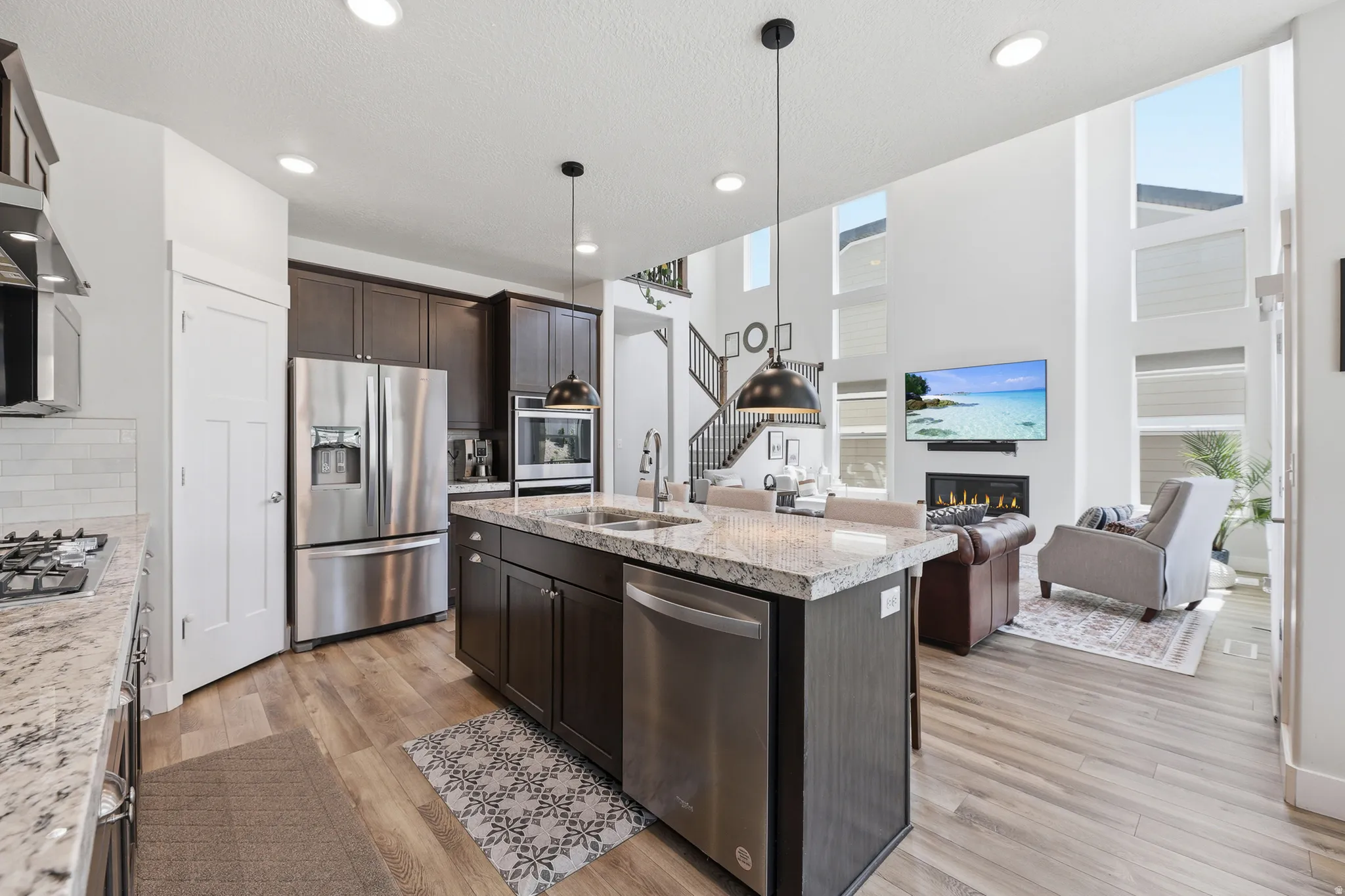 Fridge included