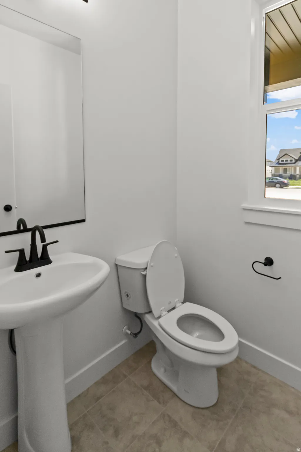 Half Bathroom off mudroom