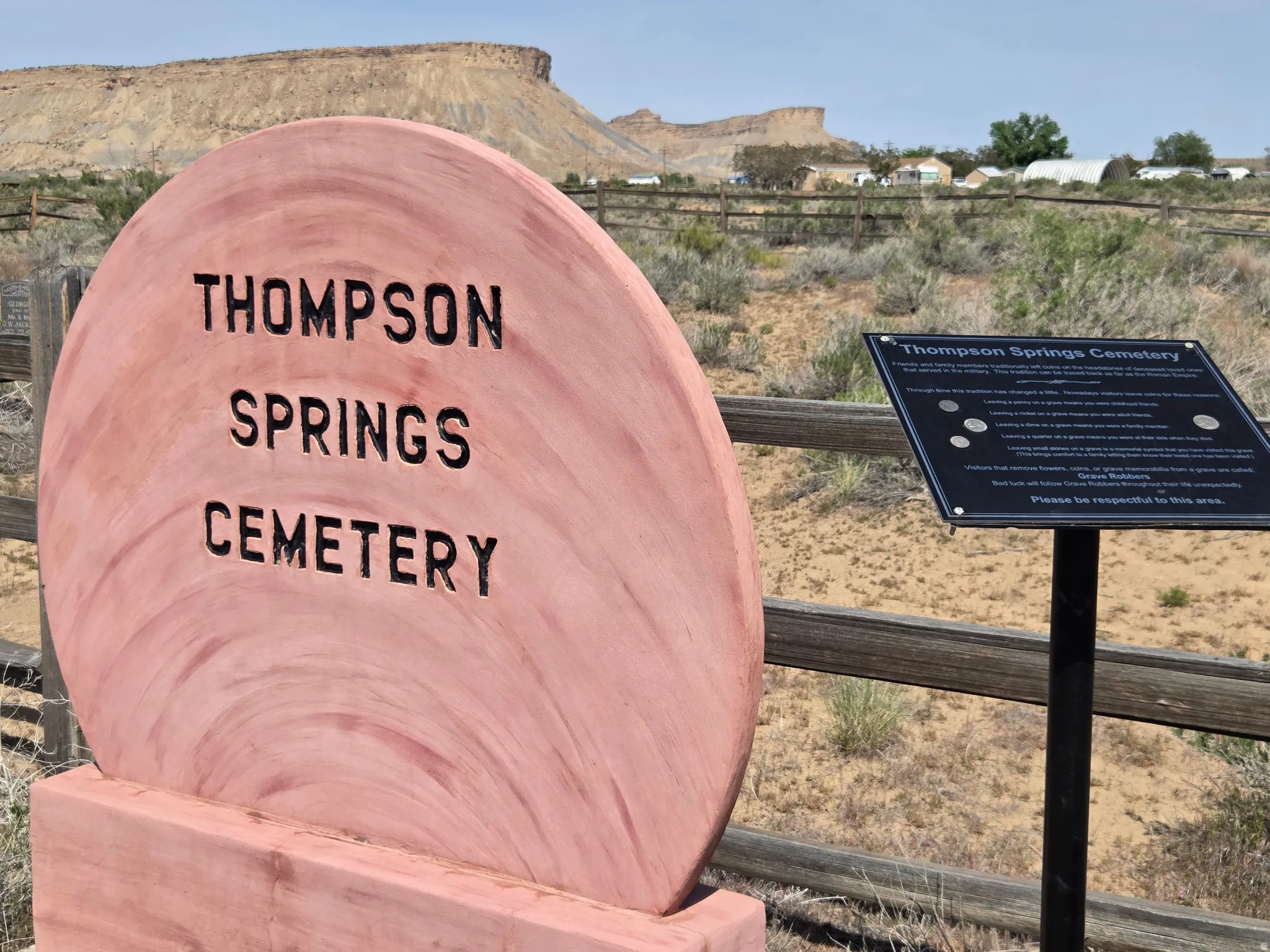 On the outskirts of Thompson Springs.