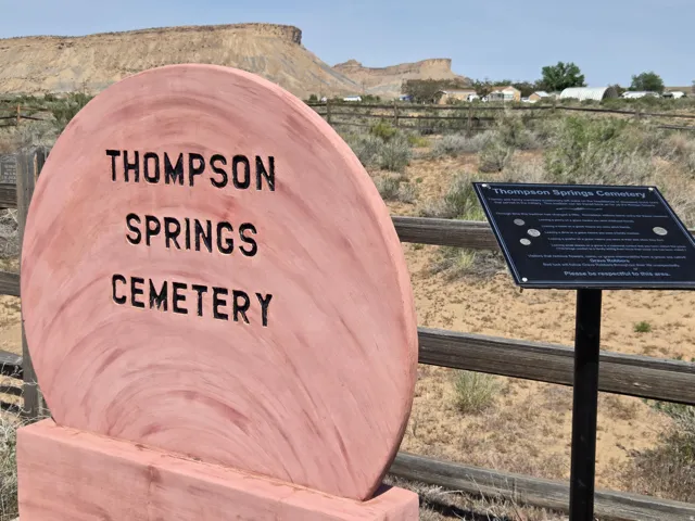 On the outskirts of Thompson Springs.