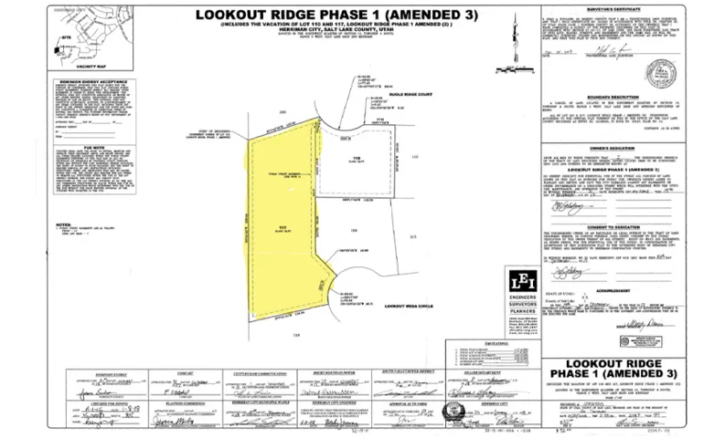 Survey Plat. Illustrating the boundaries, dimensions, and other details of the property