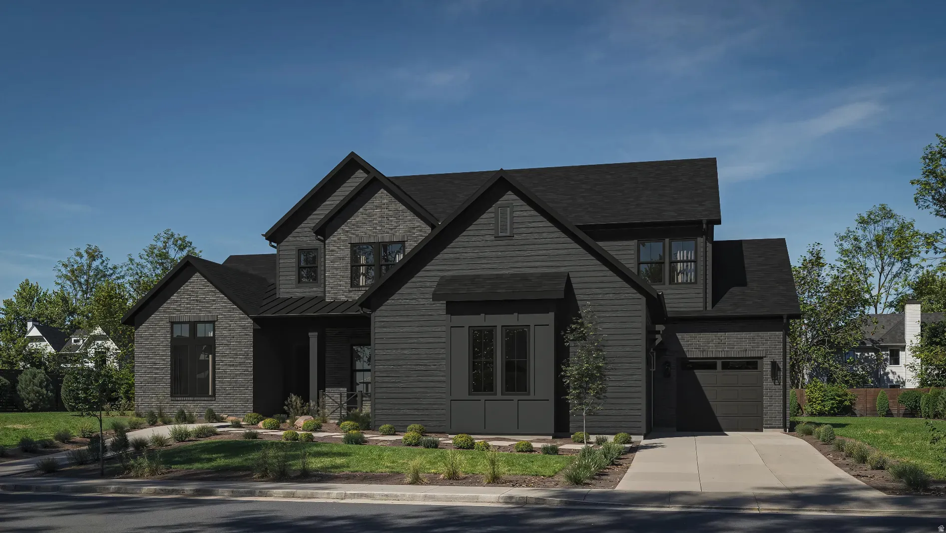 Exterior rendering option with Script III floor plan