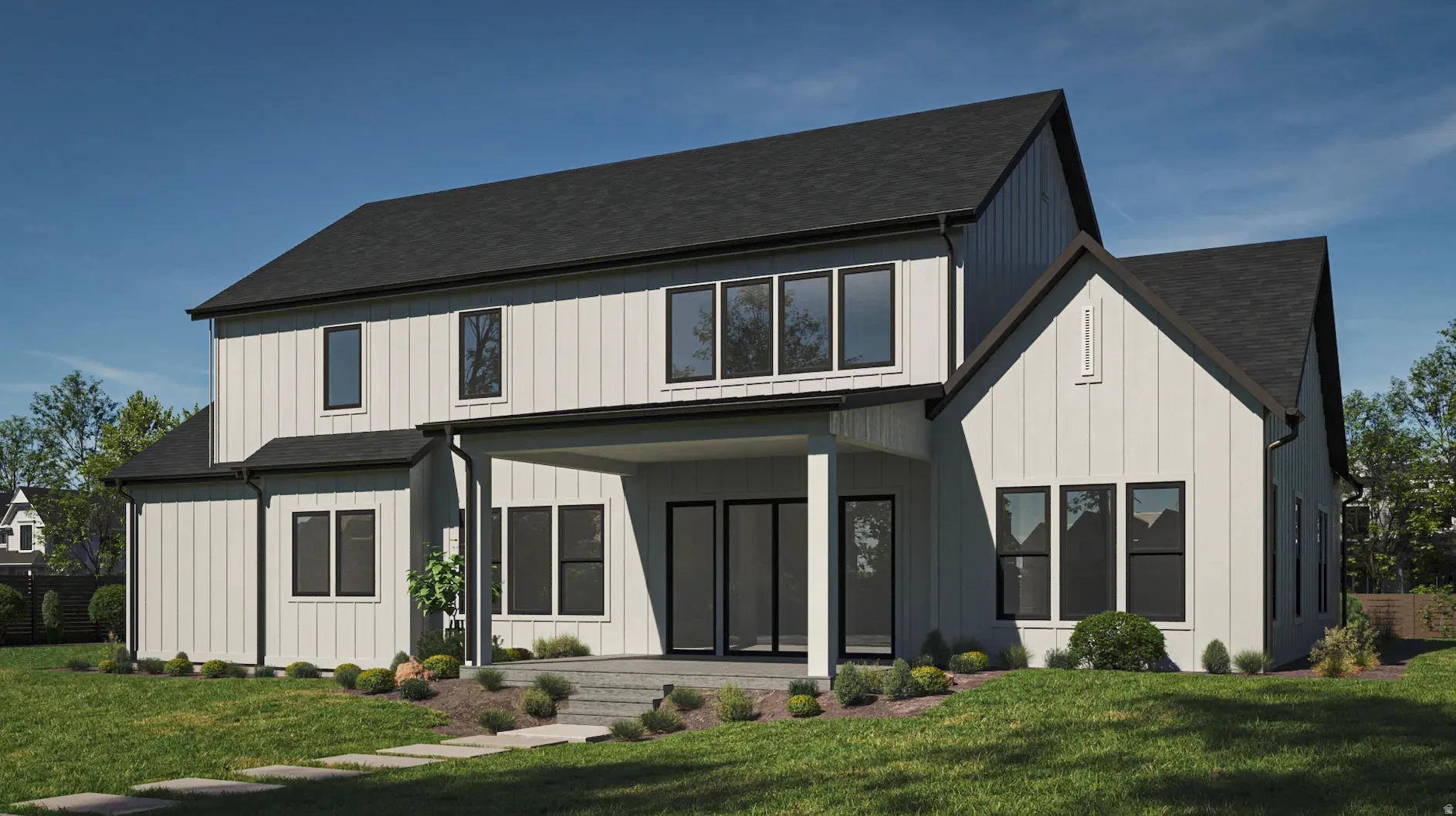 Exterior rendering option with Script III floor plan