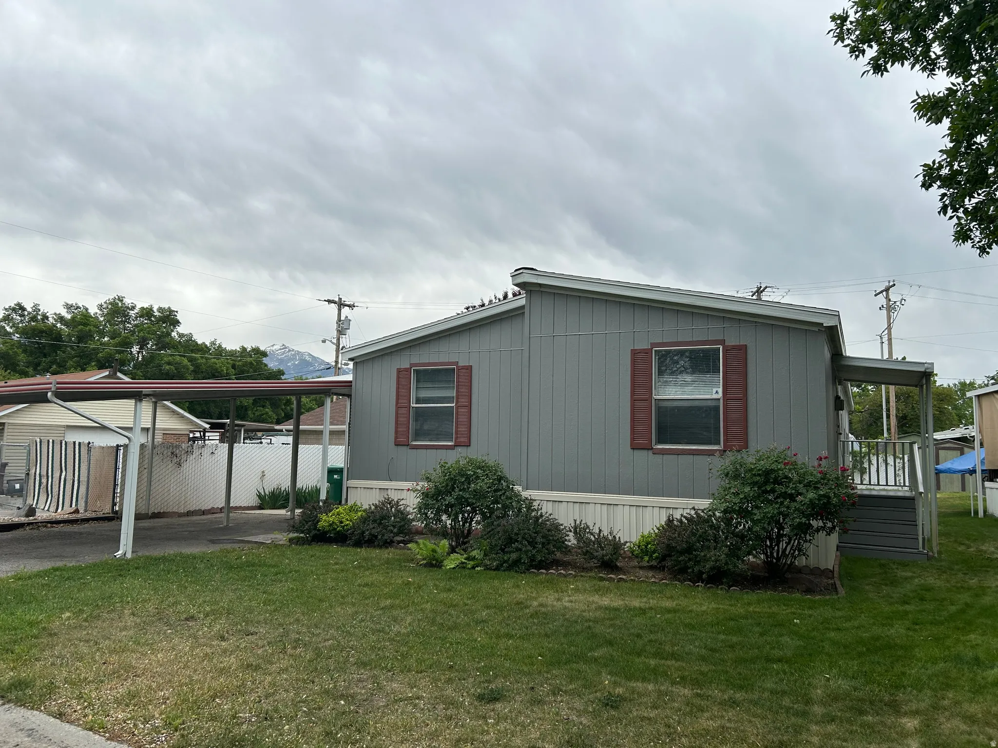 Freshly painted, double wide mobile home