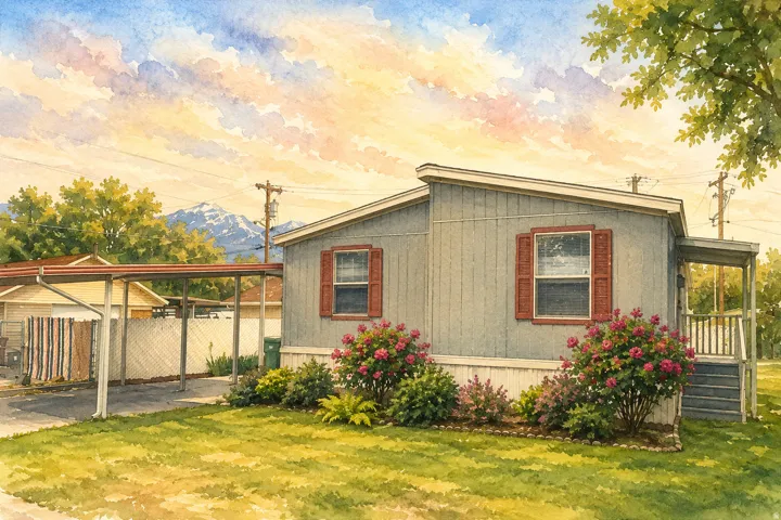 Freshly painted spacious double wide home