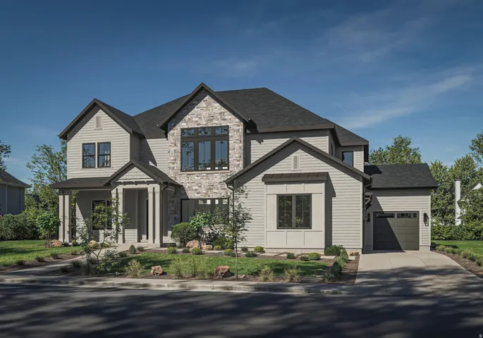 Exterior rendering option with Script V floor plan