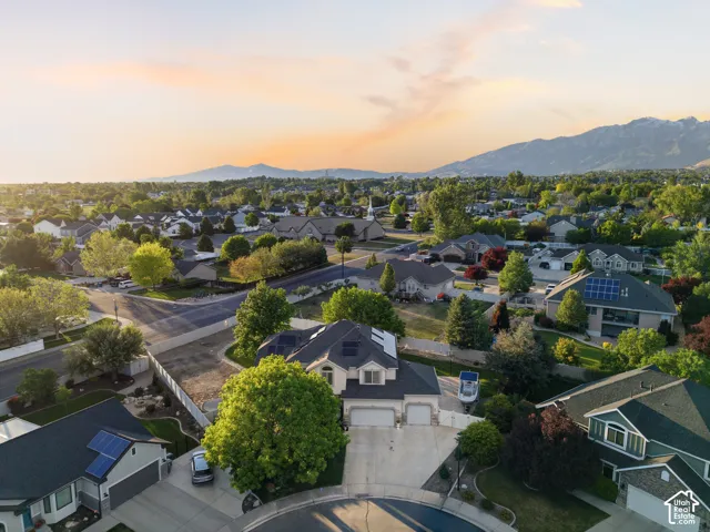 Expansive residential area featuring numerous homes with varied architectural styles