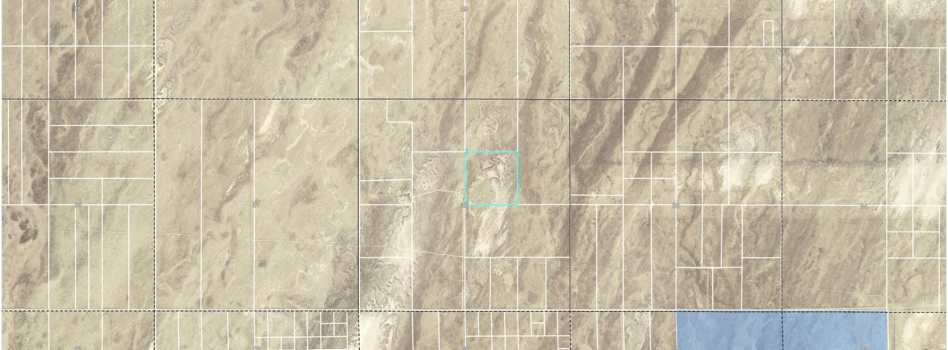 Plat Map. Illustrating property divisions and boundaries within the designated area