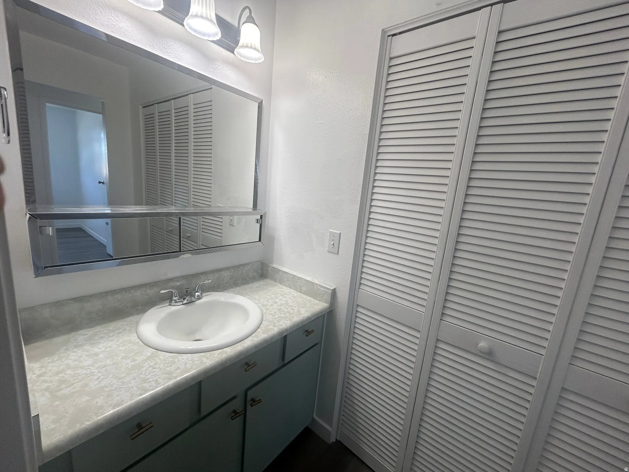 Sink and laundry closet