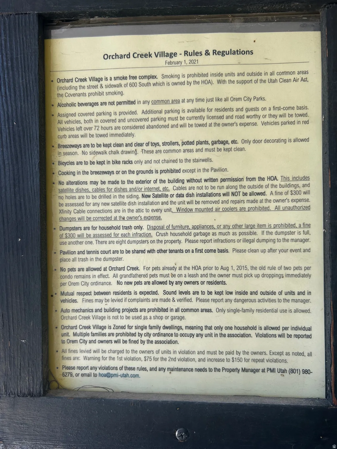 Basic Community rules