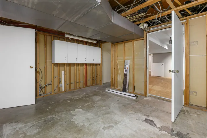 Storage room in the bsmt of the North Bldg