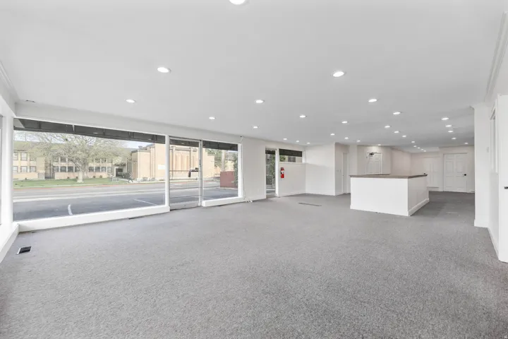 Showroom featuring floor to ceiling windows