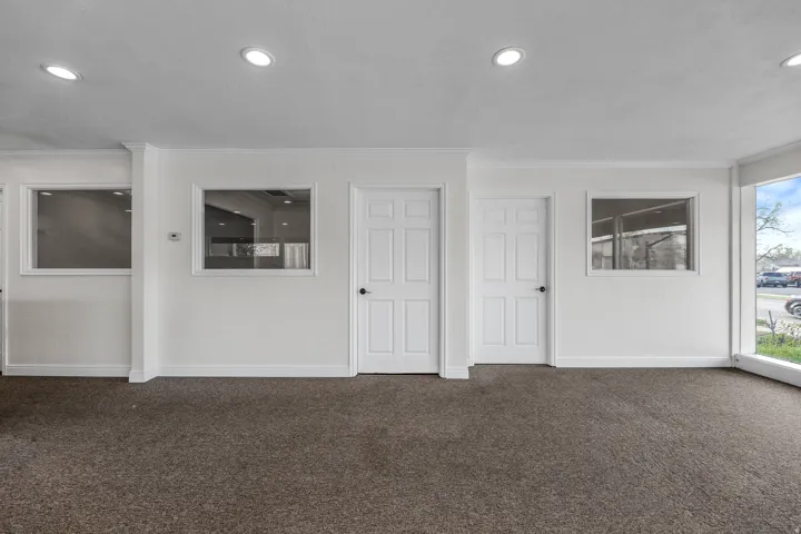 Office space located in the main showroom