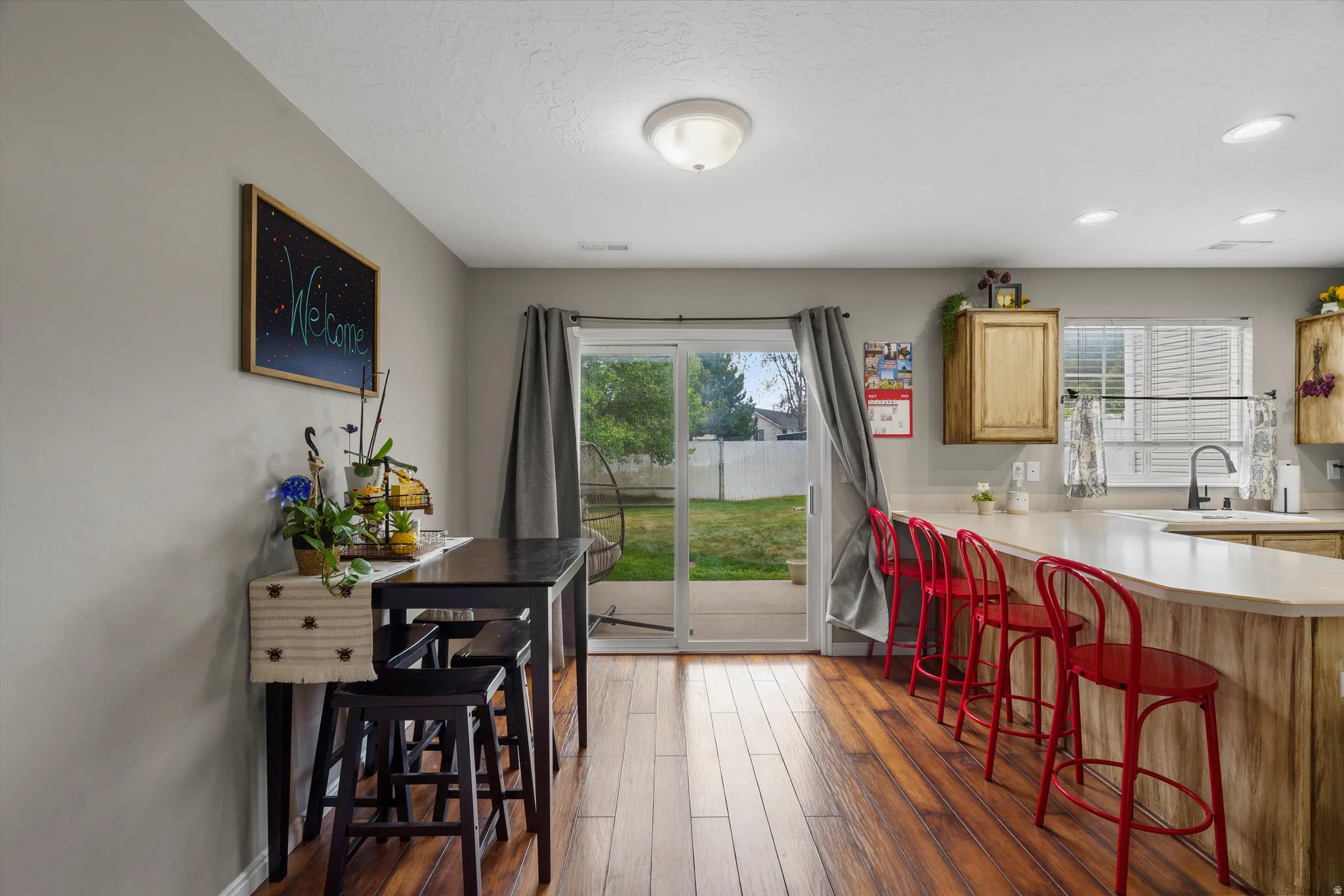 Kitchen with semi-formal dining
