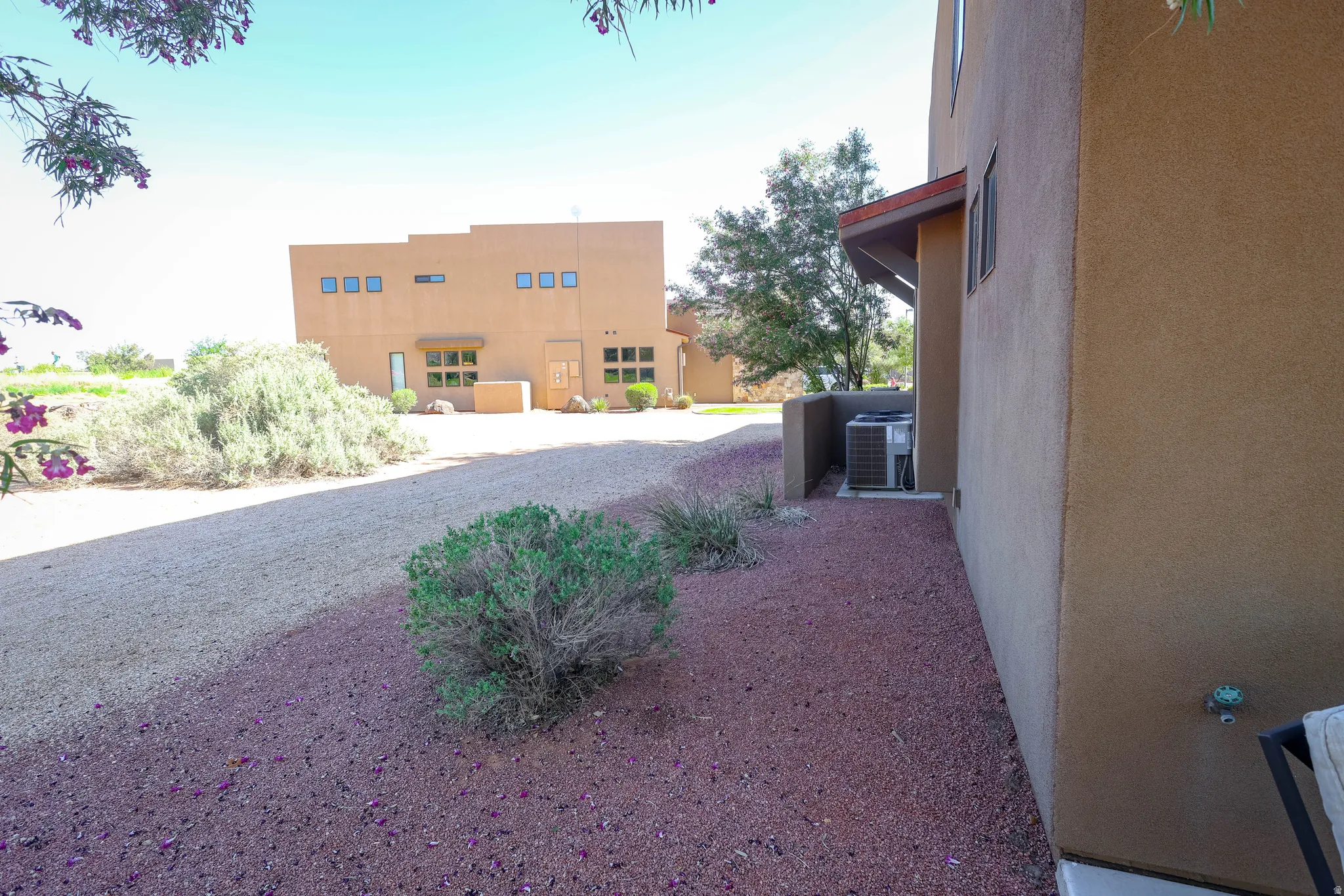 Open space between buildings