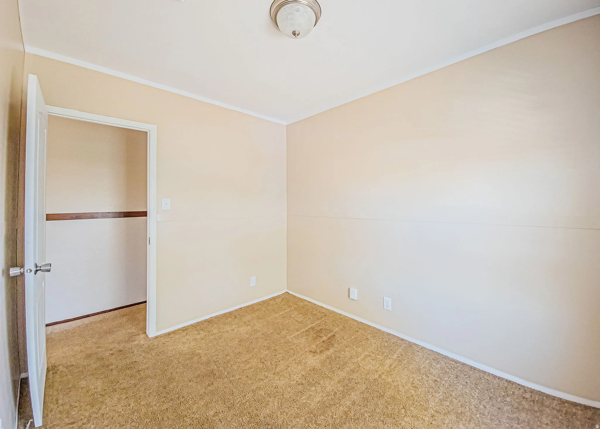 Neutral-toned walls enhance this room's bright ambiance