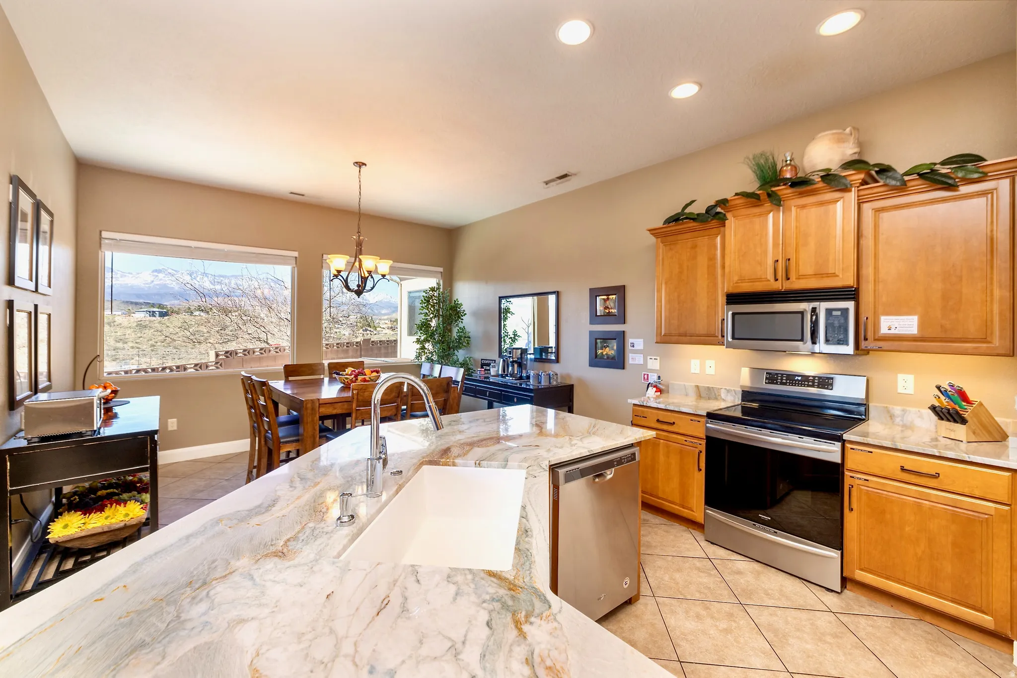 New granite countertops.