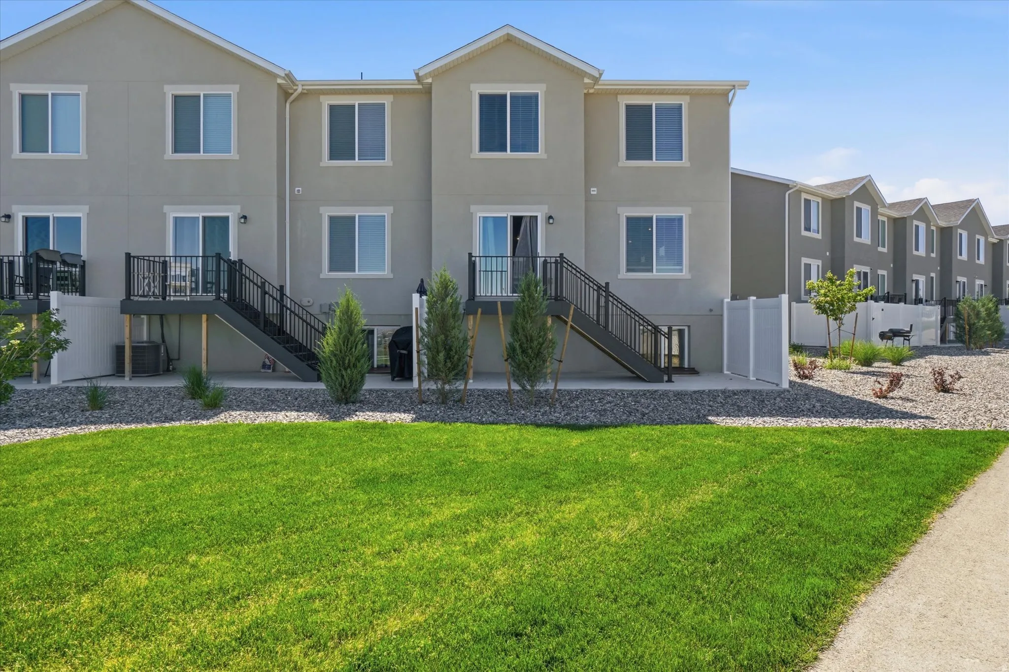 Well Maintained Grounds.,back of property