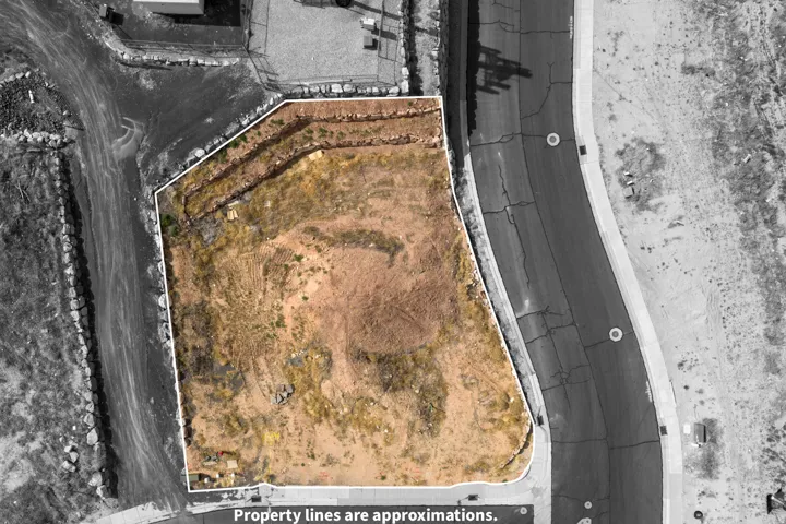 Expansive undeveloped lot with direct street access