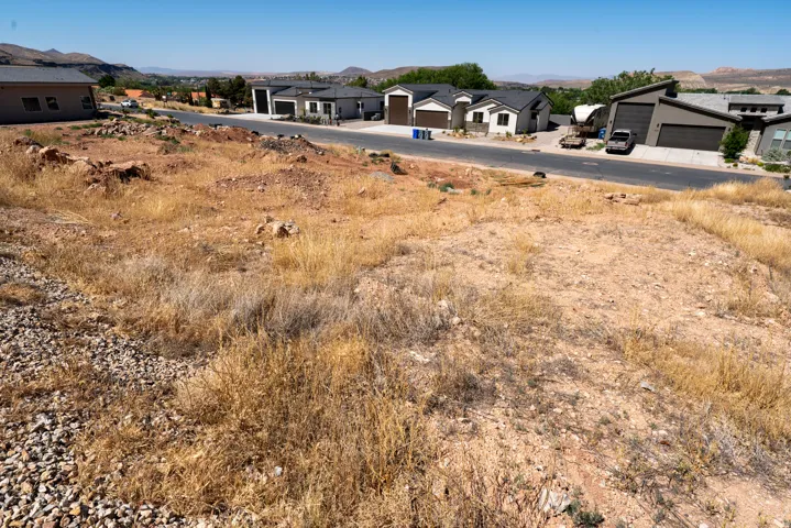 Expansive undeveloped lot featuring a sloped terrain and varied ground cover