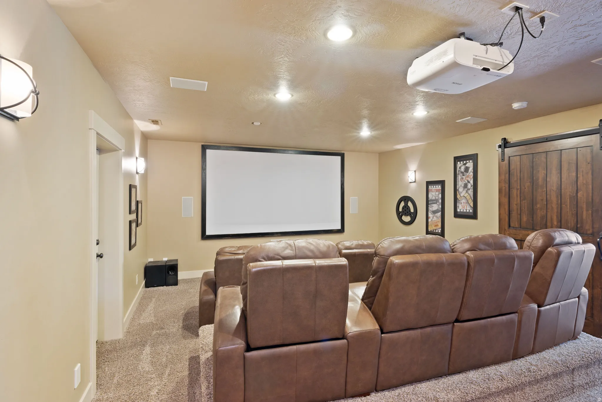 Basement Theatre room
