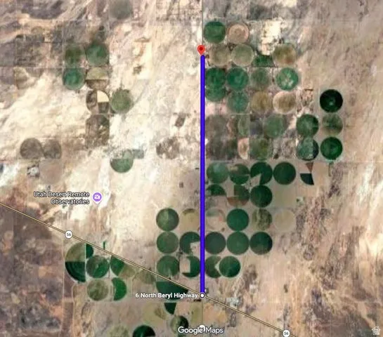 Aerial Map. Illustrating the property's boundaries and surrounding landscape