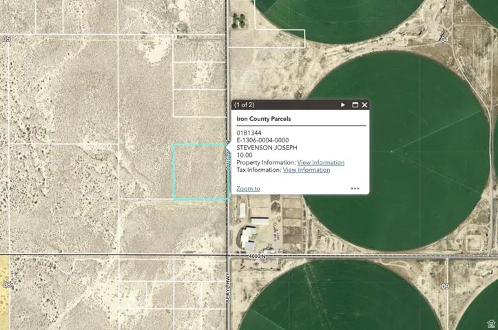Property Parcel Information. Displaying parcel identification and owner details for the property