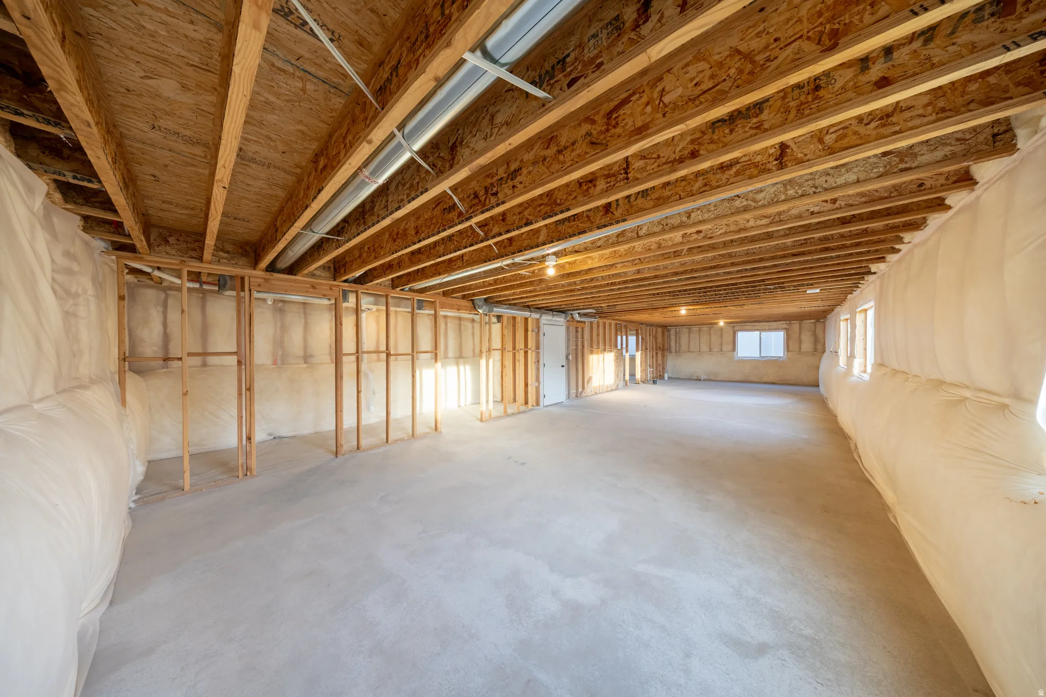 Spacious unfinished basement offering significant expansion potential