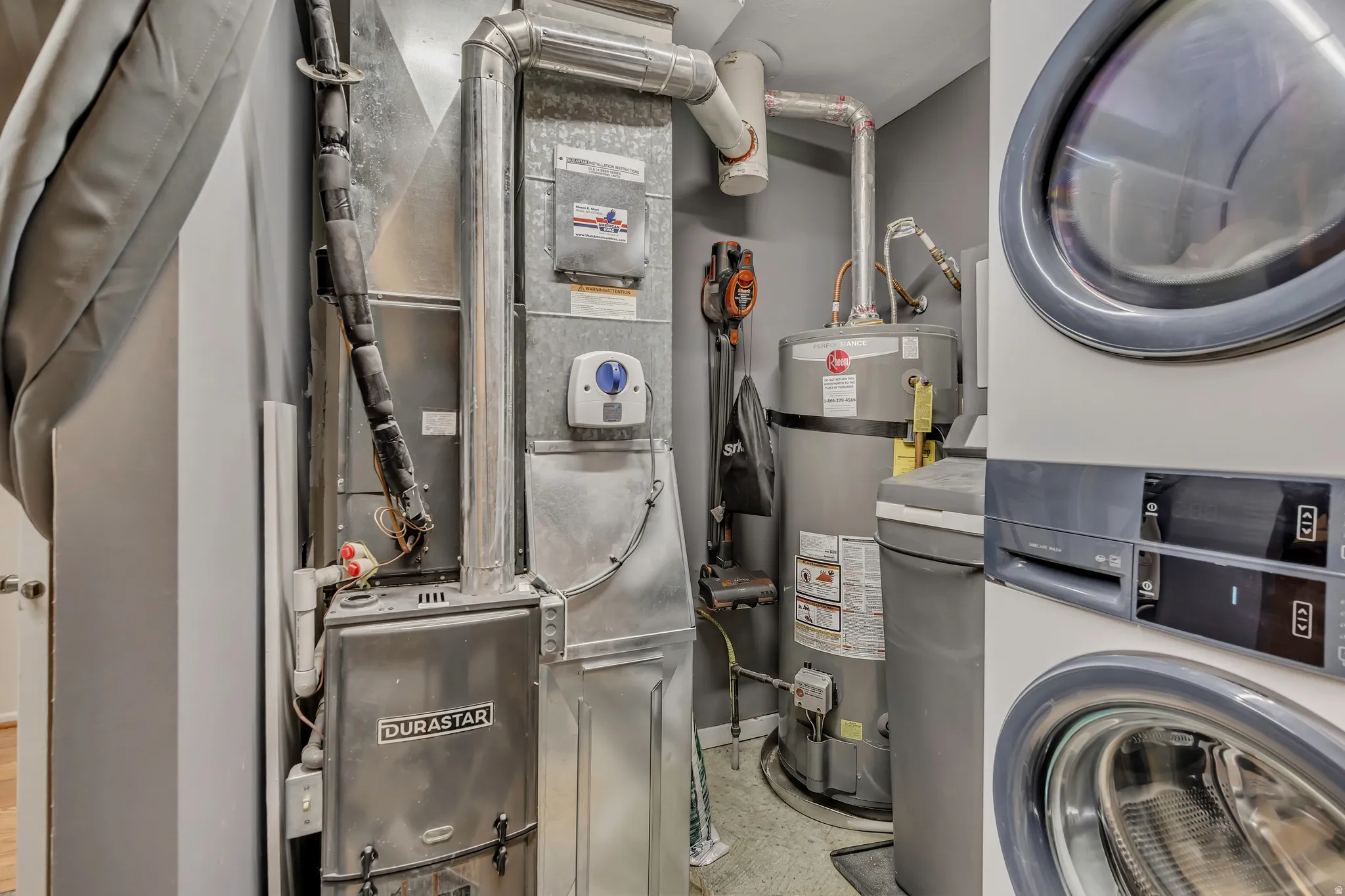 New HVAC, Water Heater, Water Softener, Washer, and Dryer