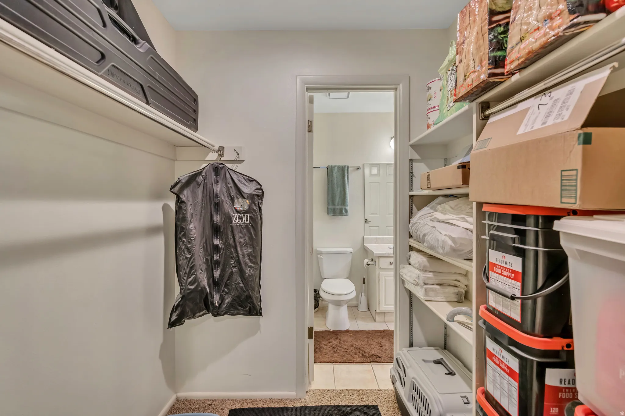 Walk In Closet. Attached to Second Bedroom and Hallway Bathroom.