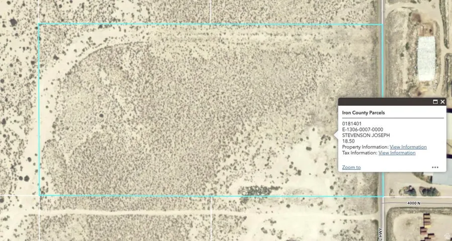 Property Parcel Map. Displaying the property boundary and owner details