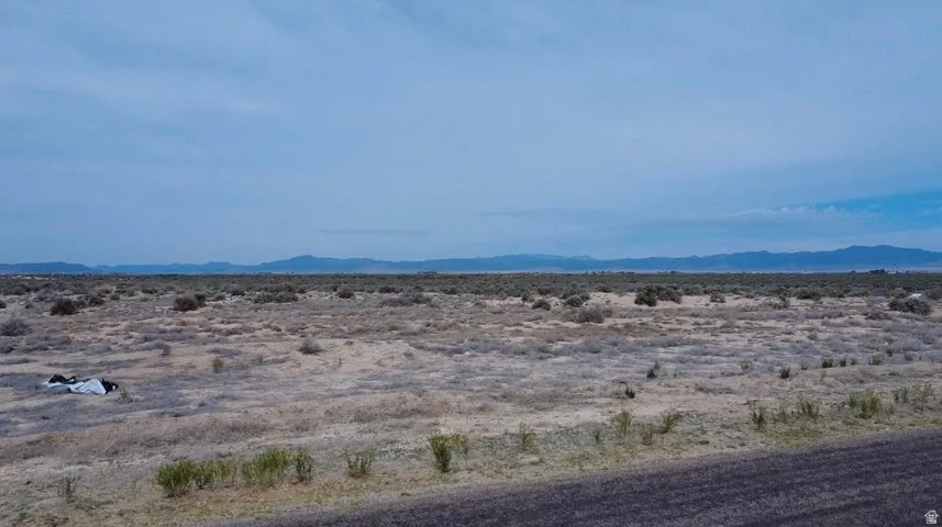 Expansive undeveloped land featuring natural vegetation and distant mountain ranges under a broad sky