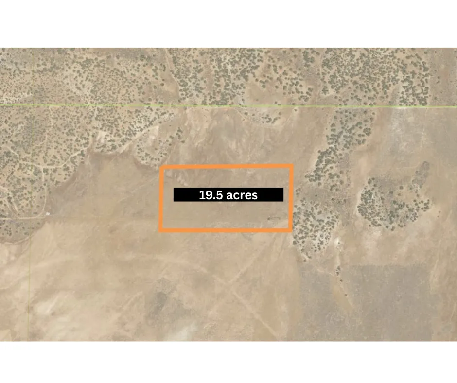 Aerial Survey. Delineating a 19.5-acre parcel of the property, Fillmore, UT