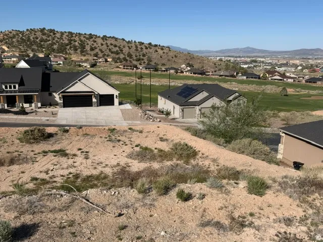 View from across the street facing golf course.