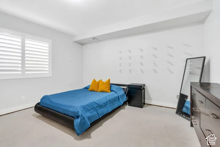 Basement bedroom