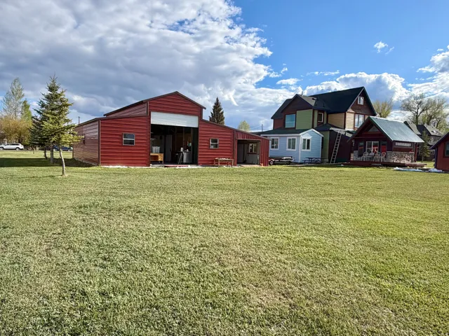 Expansive green lawn providing ample open space