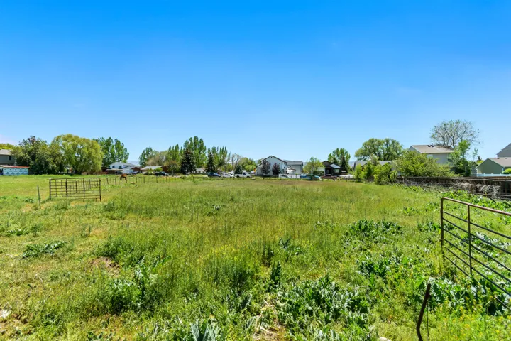 Expansive grassy pasture with partial perimeter fencing