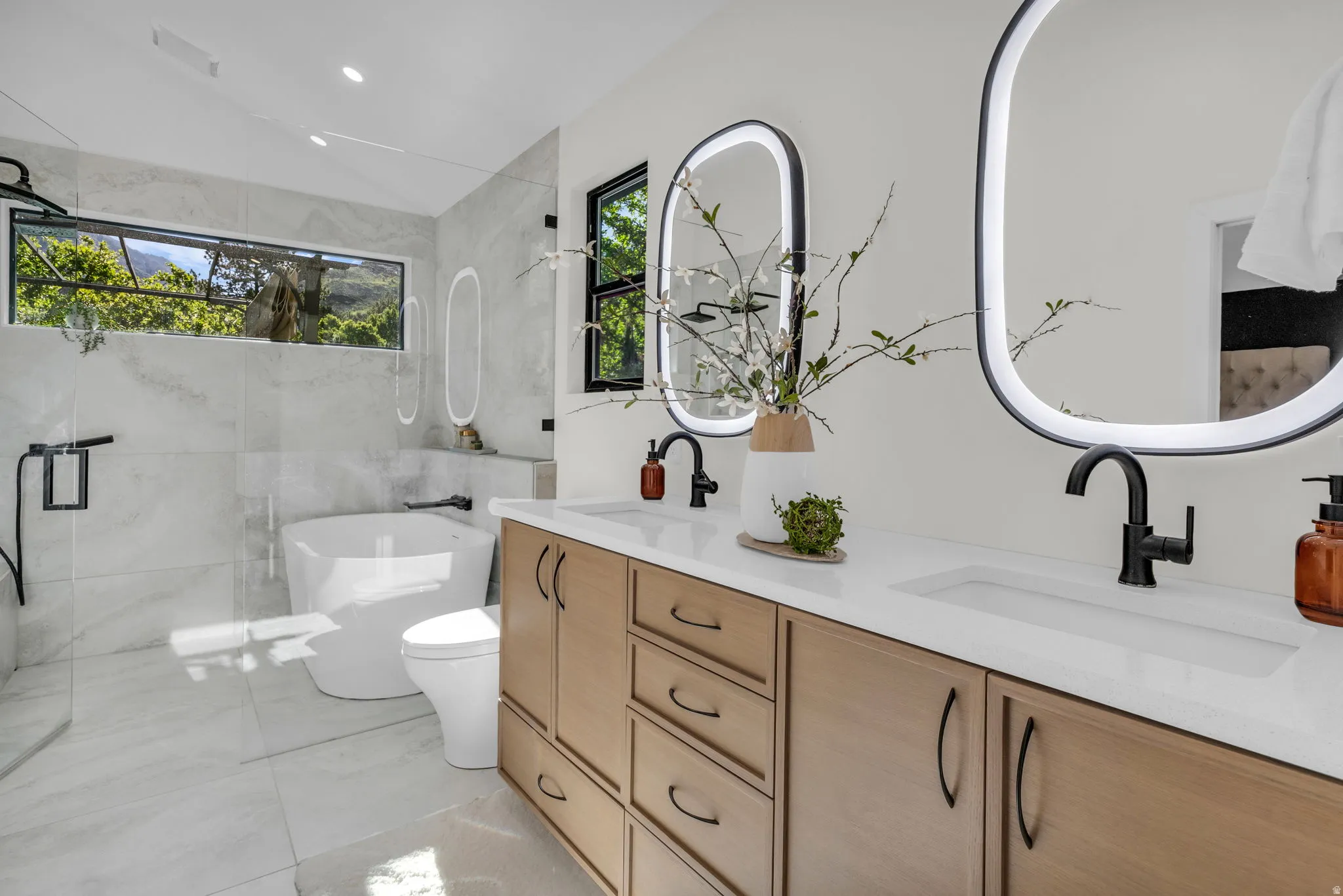 Primary bathroom. Completely updated.