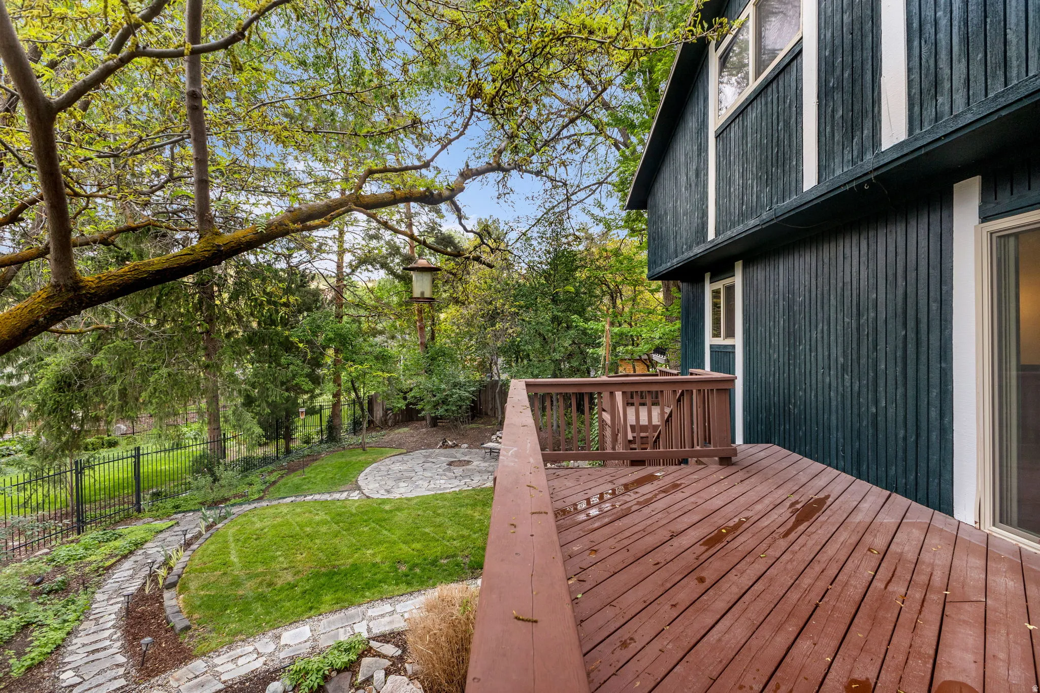 Deck off of the kitchen/dining