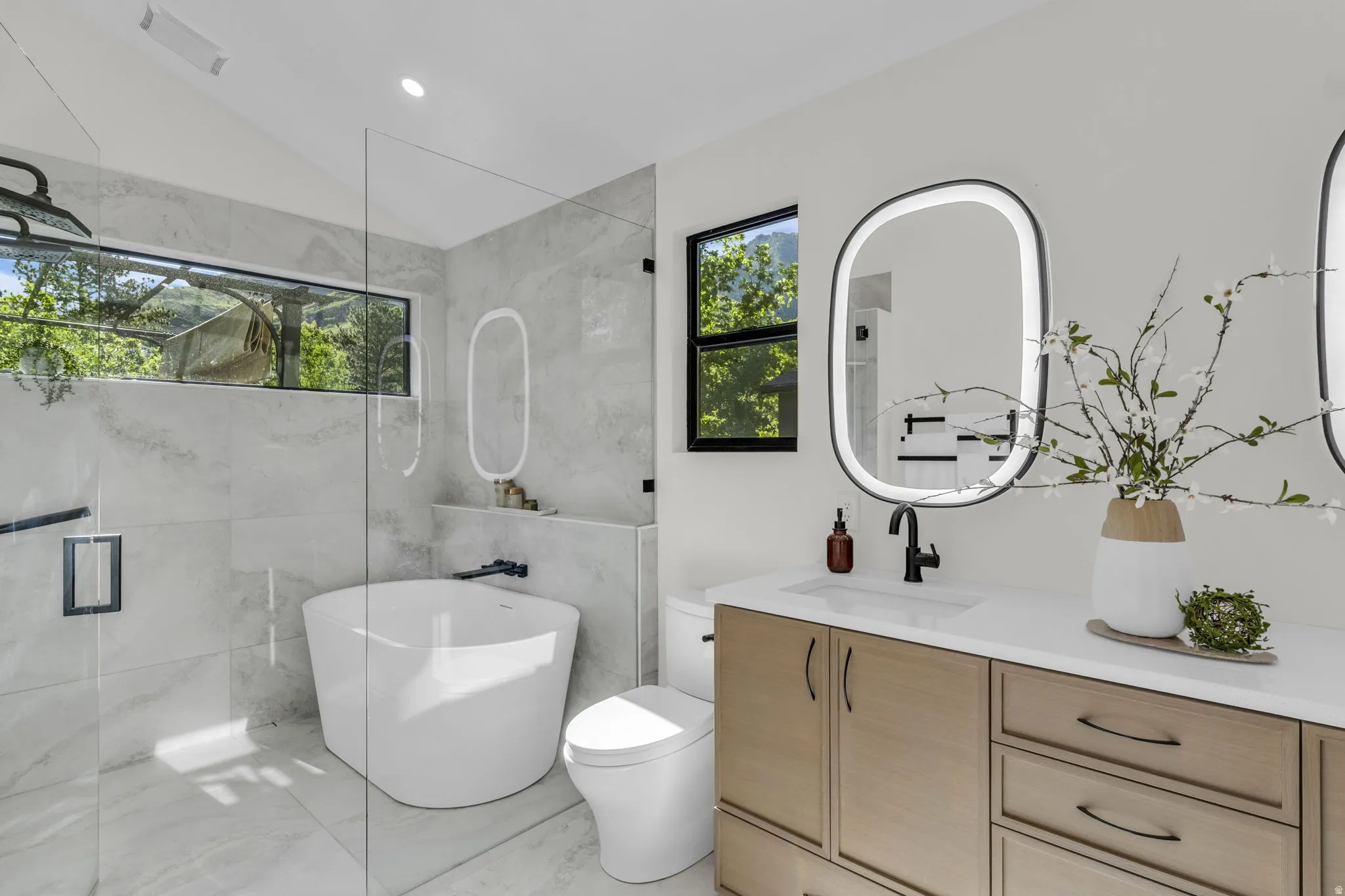 Primary bathroom. Completely updated.