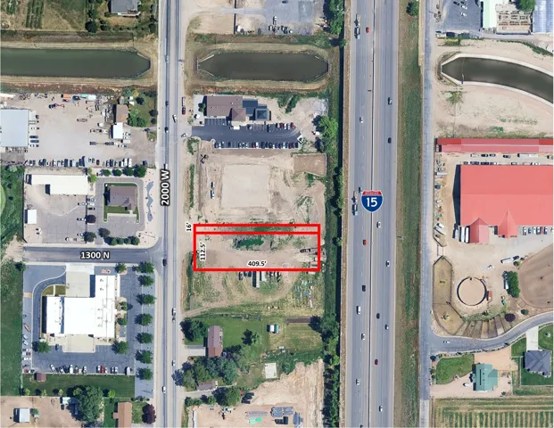 Aerial Survey. Depicting the property boundaries and surrounding infrastructure