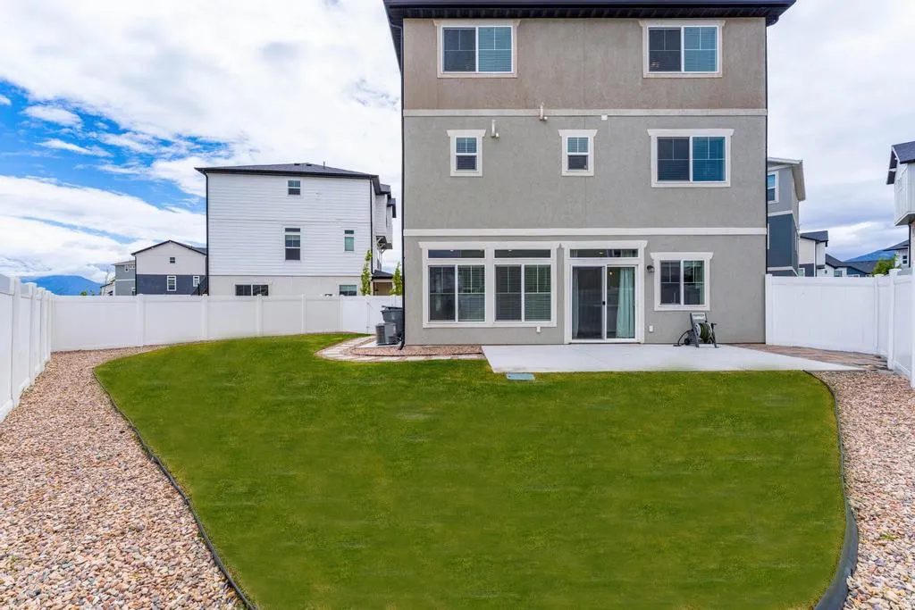 Fenced backyard!