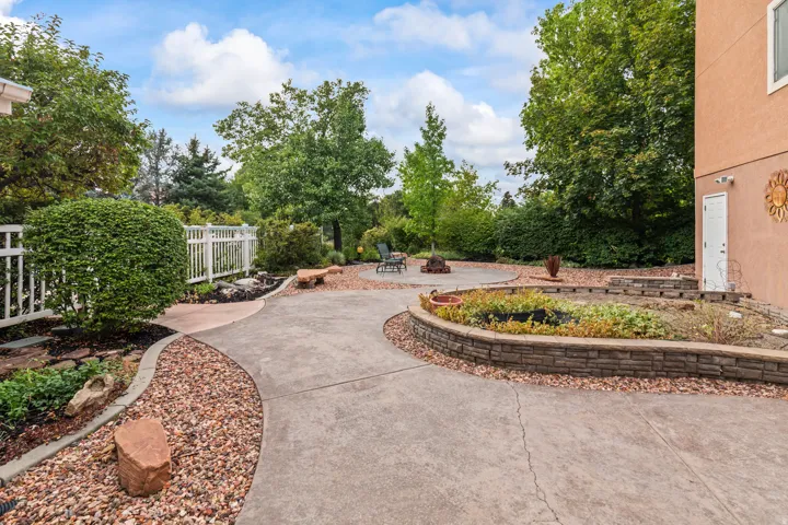 View of patio