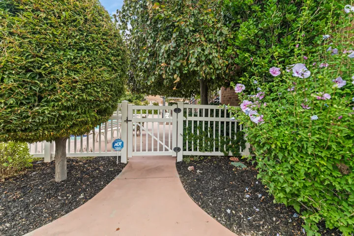 View of gate