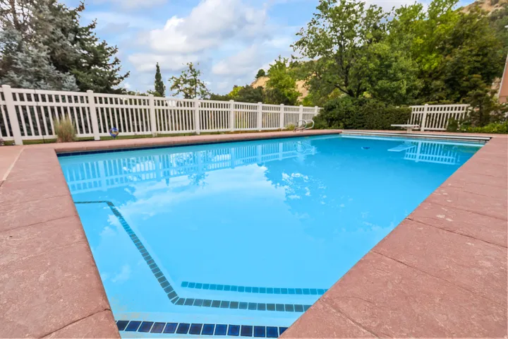 View of pool