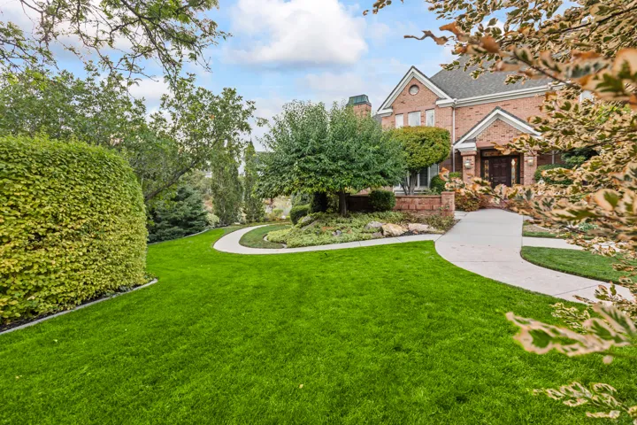 View of green lawn