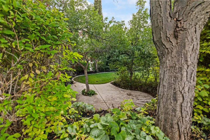 View of green lawn