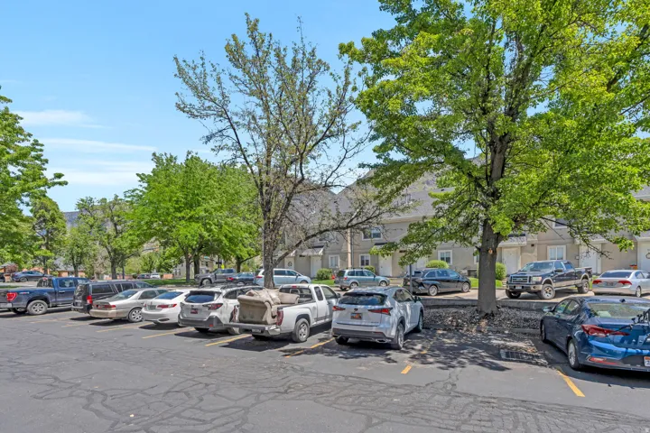 Open parking in back